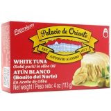 Palacio De Oriente White Tuna in Olive Oil 4 oz can Imported From Spain